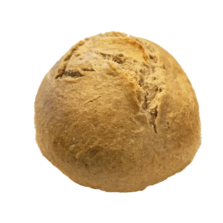 Frisches Rosenbrötchen mit zarter, goldbrauner Kruste.