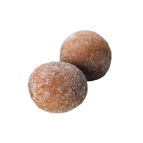 Quarkbällchen mit Puderzucker