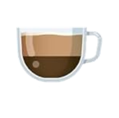 Milchkaffee mit Milchschaum