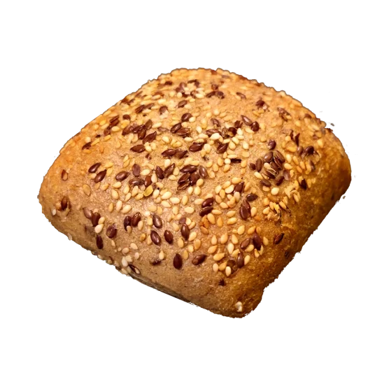 Auswahl an frischen Brötchen und Broten.