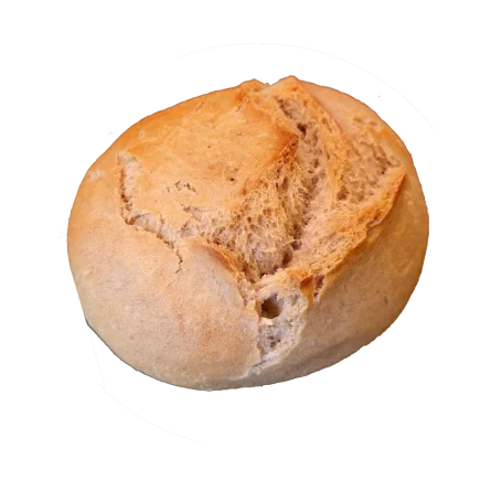 Kartoffelbrötchen mit rustikaler Kruste.