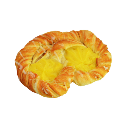 Puddingbrezel mit Vanillecreme