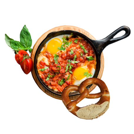 Würzige Eierpfanne mit Gemüse