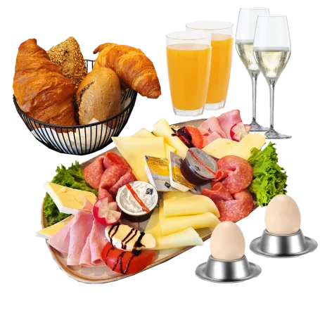 HolzZeit Deluxe Frühstück HolzZeit Deluxe Frühstück für Zwei Personen